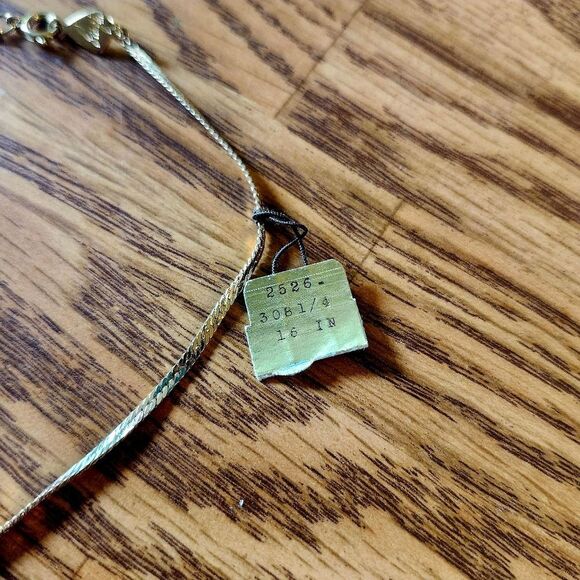 BIAGI Gold And Sea Glass Scallop Shell Necklace FEMININE! - Picture 6 of 9